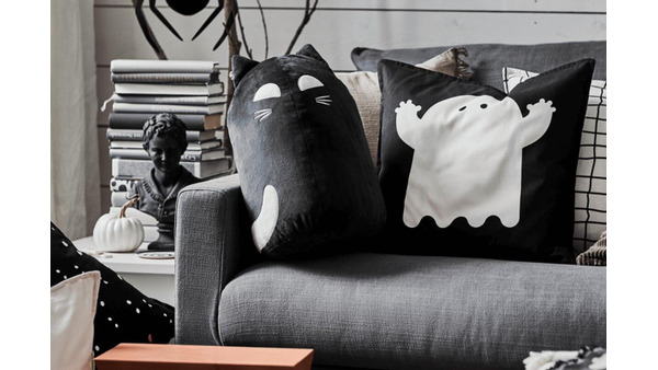 【IKEA新作】ハロウィングッズが8月21日より登場!おばけ柄クッションや黒猫フリーザーバッグなど注目アイテム8選 画像